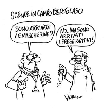 Copertina di La vignetta di Vauro