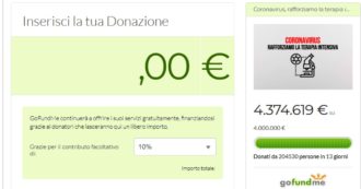 Copertina di Coronavirus, l’Antitrust impone a GoFundMe di eliminare la commissione preimpostata: “Condizionamento indebito su chi dona”