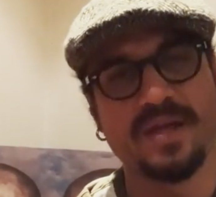 Coronavirus, Dani Osvaldo in isolamento la butta sul comico e canta: “Coi capelli di Frey quanta f**a c’avrei”