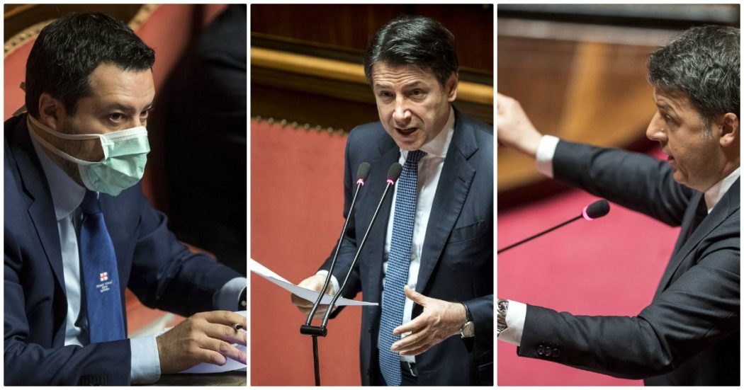 Coronavirus, Conte in Senato: “Più confronto con le opposizioni. In totale stanzieremo non meno di 50 miliardi”. Renzi e Salvini evocano Draghi: ‘Le indica la strada’. Il premier: ‘Siamo in sintonia, serve shock’