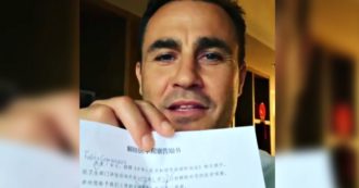Copertina di Coronavirus, Fabio Cannavaro mostra il foglio di fine quarantena dalla Cina: “Si sta ripartendo, ma c’è grande attenzione”