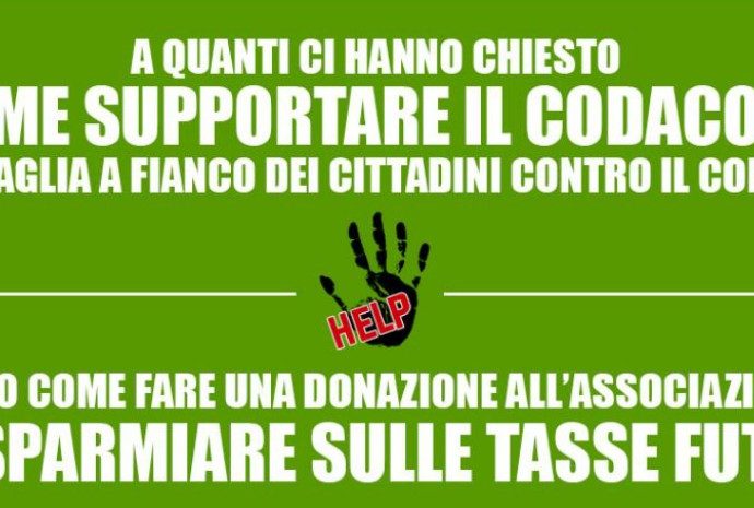 Coronavirus, il Codacons chiede lo stop delle donazioni private. Ma invita i propri utenti a fare versamenti all’associazione (privata)