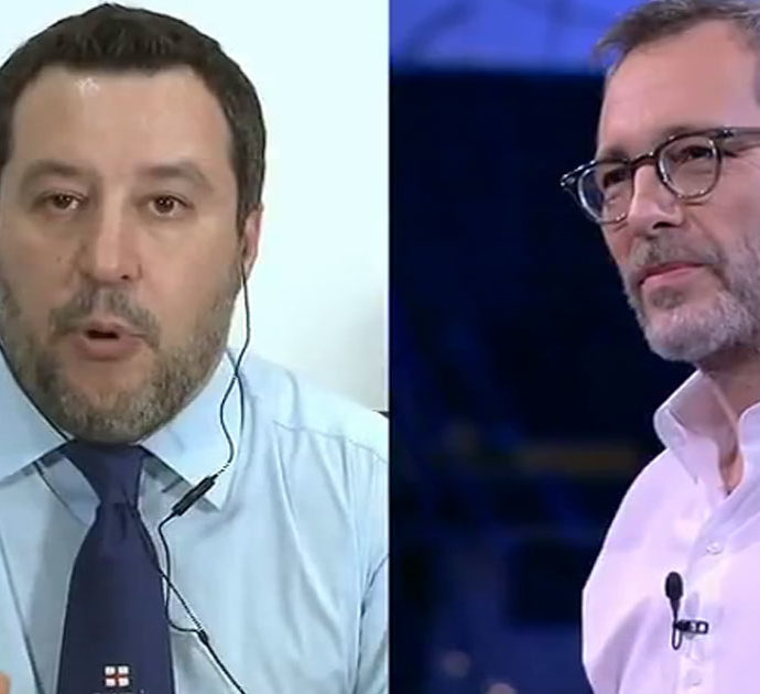 Coronavirus, Salvini a Formigli: “Perché non sono venuto da voi per tre anni? La sua trasmissione non è campionessa di obiettività e imparzialità”