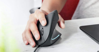 Copertina di Trust Verto, mouse verticale ergonomico in offerta su Amazon con sconto del 30%