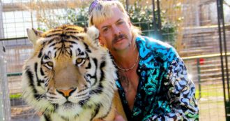 Copertina di “Tiger King”, quando la realtà (animalesca) supera la fiction