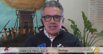 Coronavirus, Pregliasco: “Indice di contagiosità si abbassa, ma vedremo la luce a maggio. Non potremo andare tutti al mare direttamente”