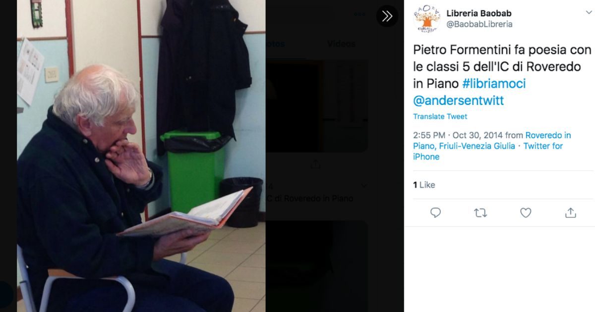 Coronavirus, le storie delle vittime – Addio a Pietro Formentini: il poeta che portava in scena la fantasia dei più piccoli. Disse: “Voglio far ridere, perché ridendo si pensa meglio e si muore un po’ meno”