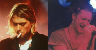 Copertina di Kurt Cobain dei Nirvana e Layne Staley degli Alice In Chains, il 5 aprile morivano gli ultimi due poeti del rock moderno