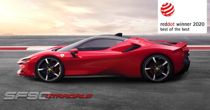 Ferrari, la SF90 Stradale vince il Red Dot Best of the Best Award. E Maranello raccoglie 1 milione di euro per l’emergenza Coronavirus