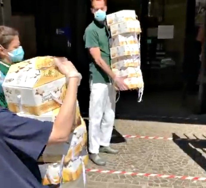 Coronavirus, 600 colombe artigianali a medici e infermieri degli ospedali di Milano. Pasticciere: “Felice come se le avessi vendute tutte”