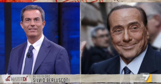 Copertina di Berlusconi a ‘Dimartedì’: “Bersani è una persona perbene e generosa, mi tenne la mano per mezz’ora in ospedale”