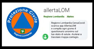 Copertina di Coronavirus, la Regione Lombardia invia sms per chiedere di scaricare l’app della Protezione civile utile a mappare il rischio di contagio