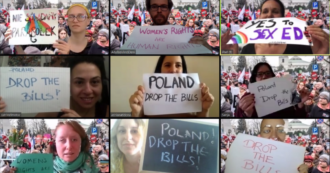 Copertina di Polonia, marcia indietro su inasprimento della legge anti-aborto. Proteste a distanza di sicurezza