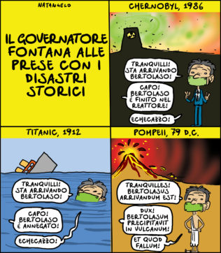 Il governatore Fontana