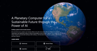 Copertina di Microsoft Planetary Computer, la lotta per un futuro sostenibile passa da cloud e intelligenza artificiale