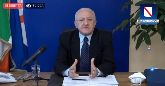 Granducato De Luca: “Chiudo i confini”