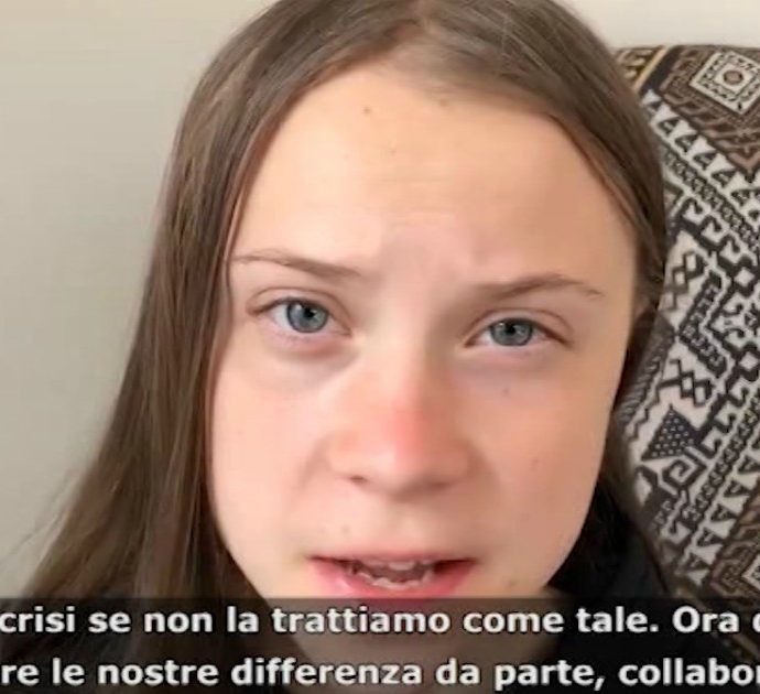 Coronavirus, il messaggio di Greta Thunberg: “Ora tempo di ascoltare scienziati. Quando crisi finirà dovremo costruire società sostenibile”