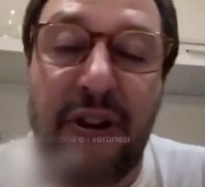 Matteo Salvini attaccato durante una diretta sui social risponde: “Non ho mai fatto uso di cocaina”