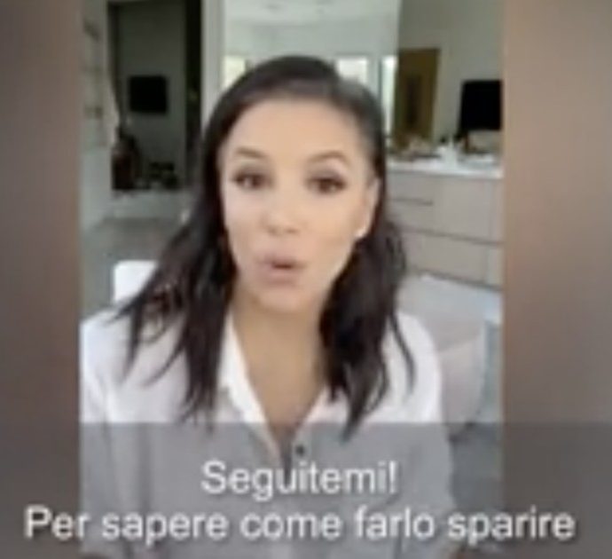 Eva Longoria e il suo tutorial casalingo per sistemare i capelli: “1, 2, 3 e la ricrescita è sparita”