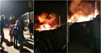 Copertina di Grecia, vasto incendio nel campo profughi dell’isola di Samos: duecento migranti sfollati