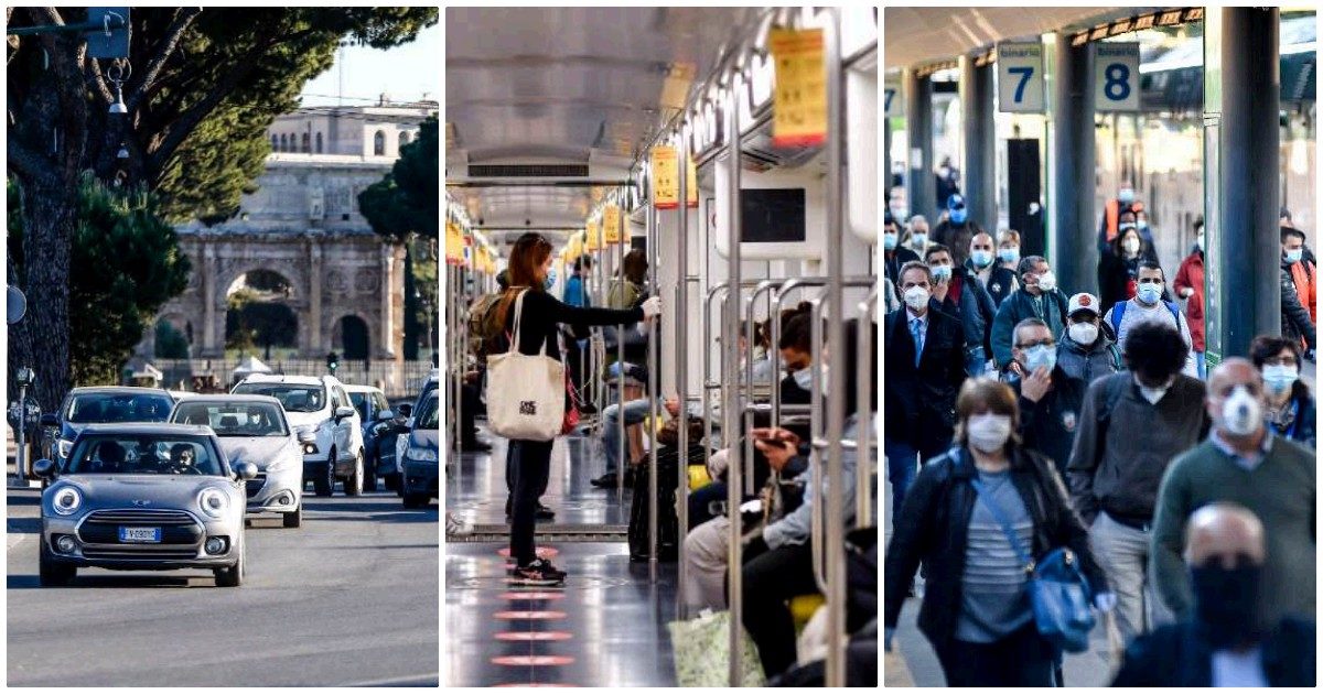Fase 2, la diretta – Mezzi pubblici, parchi aperti e il ritorno verso il Sud: la situazione nelle città. Traffico in aumento, ma non ci sono criticità
