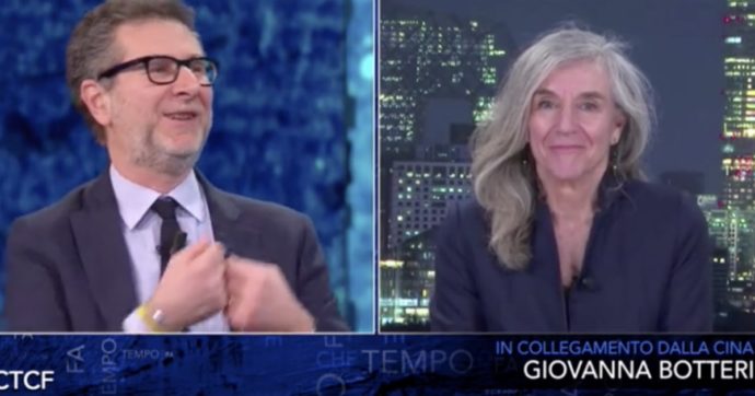 Che Tempo Che Fa Giovanna Botteri A Fazio Ho Messo La Giacca Per Te Il Conduttore Sei Elegante Anche Quando Il Chroma Key Ti Fa I Capelli Verdi Il Fatto Quotidiano