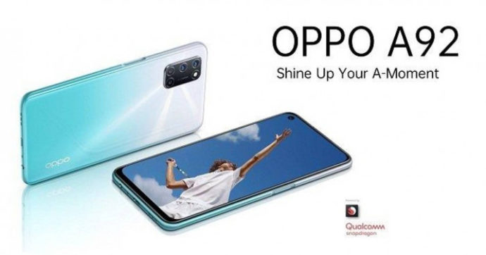 Oppo A92, ufficiale il nuovo smartphone di fascia media con 8 GB di RAM e batteria da 5000 mAh