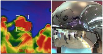 Copertina di Coronavirus, a Fiumicino arriva l’elmetto che misura la febbre a distanza con immagini in 3D: come funziona il termoscanner portatile