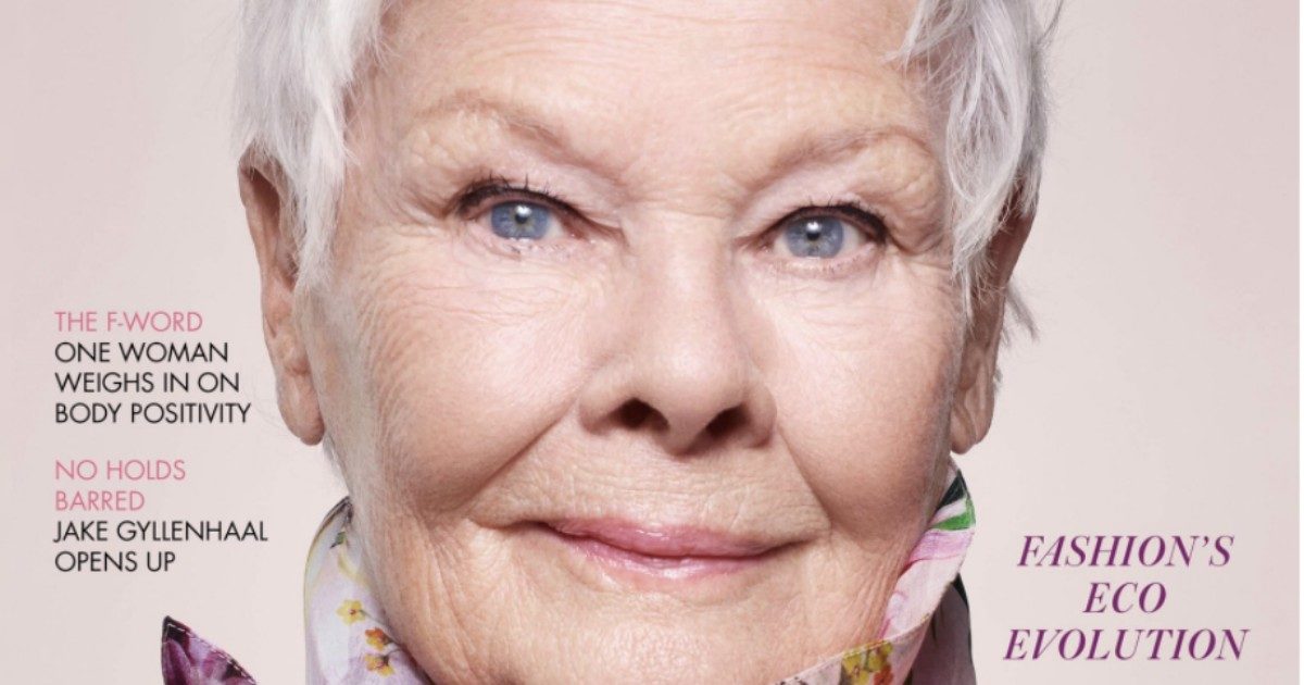 Judi Dench a 85 anni in copertina su Vogue, è record: “La pensione? No, no, no e ancora no. Sciacquati la bocca”