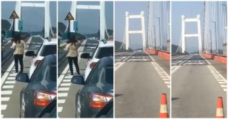 Copertina di Il ponte sembra fatto di gelatina e si muove in modo insolito: le autorità impongono la chiusura