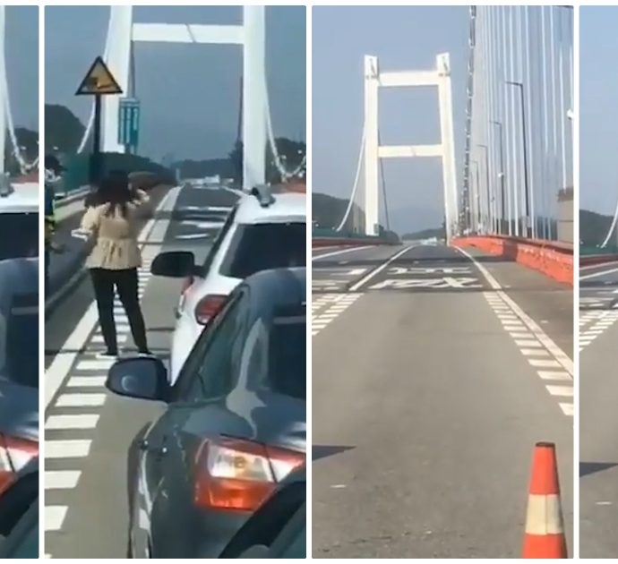 Il ponte sembra fatto di gelatina e si muove in modo insolito: le autorità impongono la chiusura