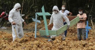 Coronavirus – Brasile, nello Stato di Amazonas 94,7% di morti sospette in più: ospedali senza posti letto