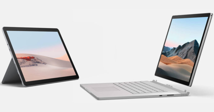 Surface Go e Surface Book 3 ufficiali, tablet e portatile di casa Microsoft si rinnovano con più potenza
