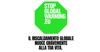Copertina di Stop Global Warming, la campagna europea per fermare i cambiamenti climatici e tassare le emissioni di CO2