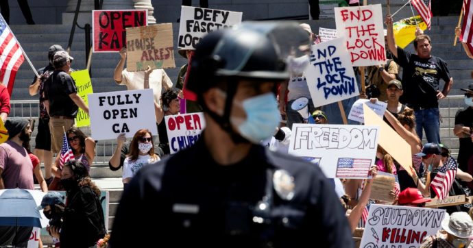L’ultradestra col fucile non vuole il lockdown