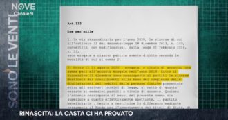 Copertina di Sono le Venti (Nove), nel dl Rilancio anche una norma che anticipava i soldi del 2 per mille ai partiti: inserita dal Pd è stata bloccata dal M5s