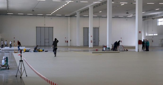 Il Bertolaso hospital è ancora da inaugurare