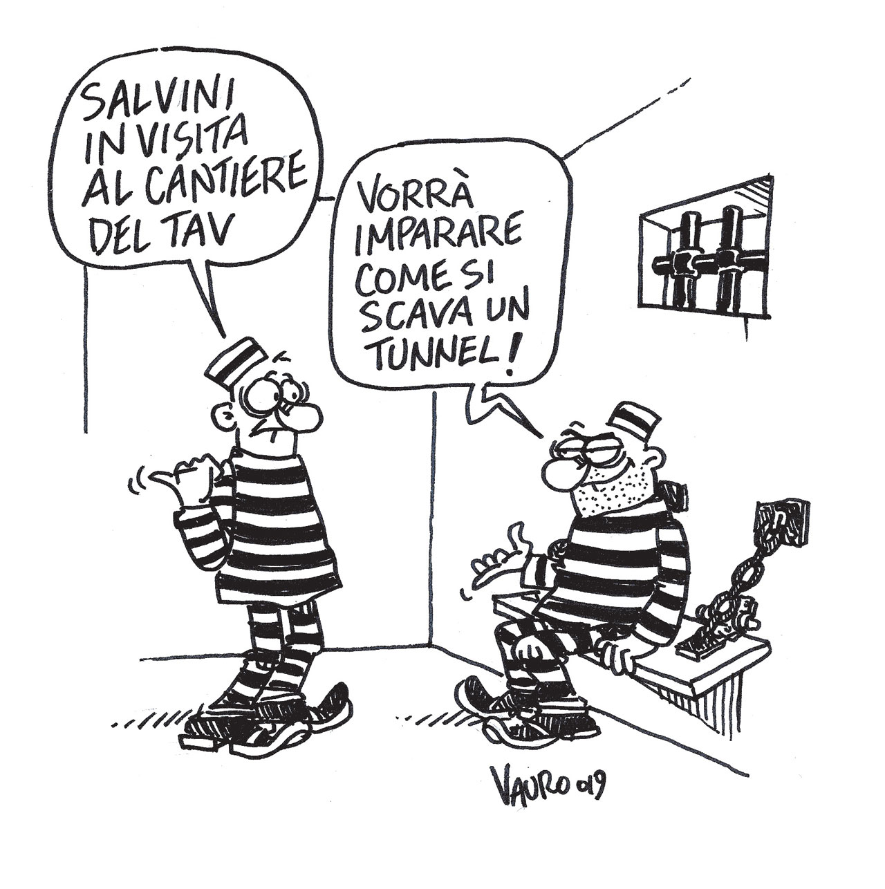 La vignetta di Vauro La vignetta di Vauro