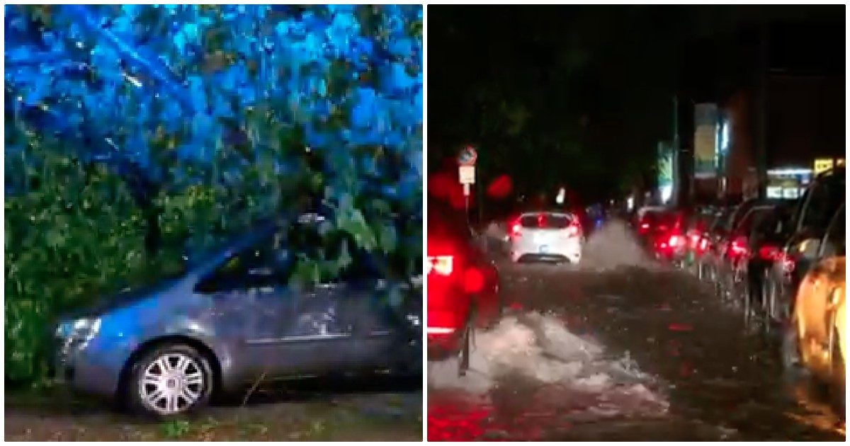 Milano, forte nubifragio nella notte: esonda il fiume Seveso, il Lambro a livello di guardia. Strade allagate e blackout in città. Il sindaco Sala: “Senza vasche di laminazione non risolveremo”