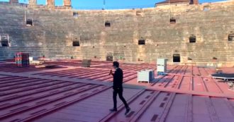 Copertina di Eurovision, Diodato prova “Fai rumore” in un’Arena di Verona deserta: “Ci riprenderemo tutto”