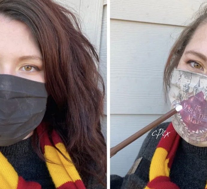 La mascherina “magica” di Harry Potter: cambia con il respiro