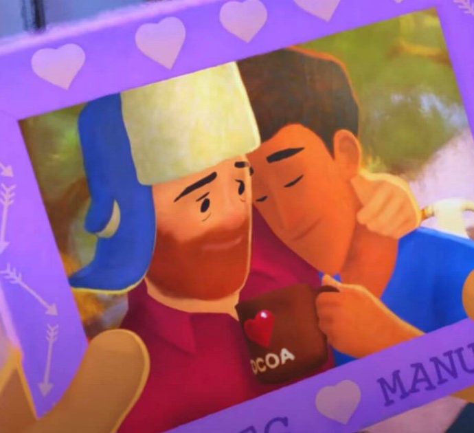 Out, per la prima volta in un cartone animato della Disney Pixar una storia d’amore omosessuale tra i protagonisti: si scatena il dibattito