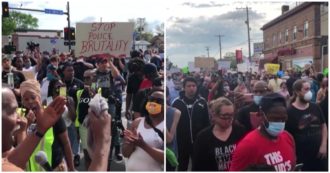 Copertina di Usa, manifestazioni di protesta a Minneapolis per l’afroamericano ucciso da un poliziotto