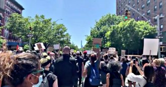 Copertina di George Floyd, a New York migliaia di manifestanti invadono le strade per protestare contro la violenza della polizia