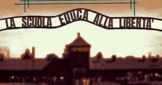 Copertina di Consigliere leghista paragona la scuola a Auschwitz: polemica. Ascani: “Mi inorridisce”. Fiano (Pd): “Banalizzazione della storia”