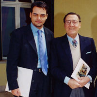Igor Righetti con Alberto Sordi – Photo credit: Igor Righetti