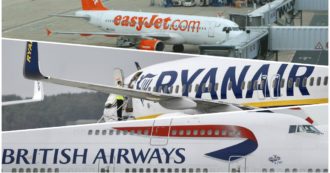 Copertina di British Airways, EasyJet e Ryanair fanno causa al governo britannico: “Tolga la quarantena imposta ai turisti, effetti devastanti sull’economia”