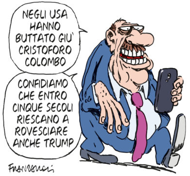 Copertina di La vignetta di Franzaroli