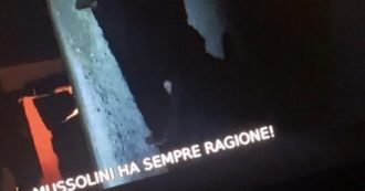 Copertina di Tv2000, durante un film su Gesù appaiono in onda frasi fasciste: “Mussolini ha sempre ragione”. La rete: “Ci dissociamo”
