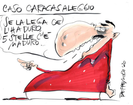 Copertina di La vignetta di Beppe Mora